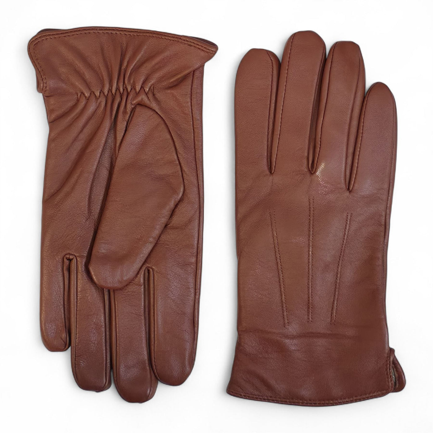 Men’s Italian Leather Warm Wool Lining Winter Gloves - M-LGV-305