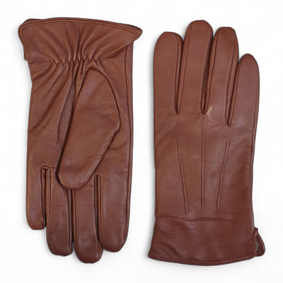 Men’s Italian Leather Warm Wool Lining Winter Gloves - M-LGV-305