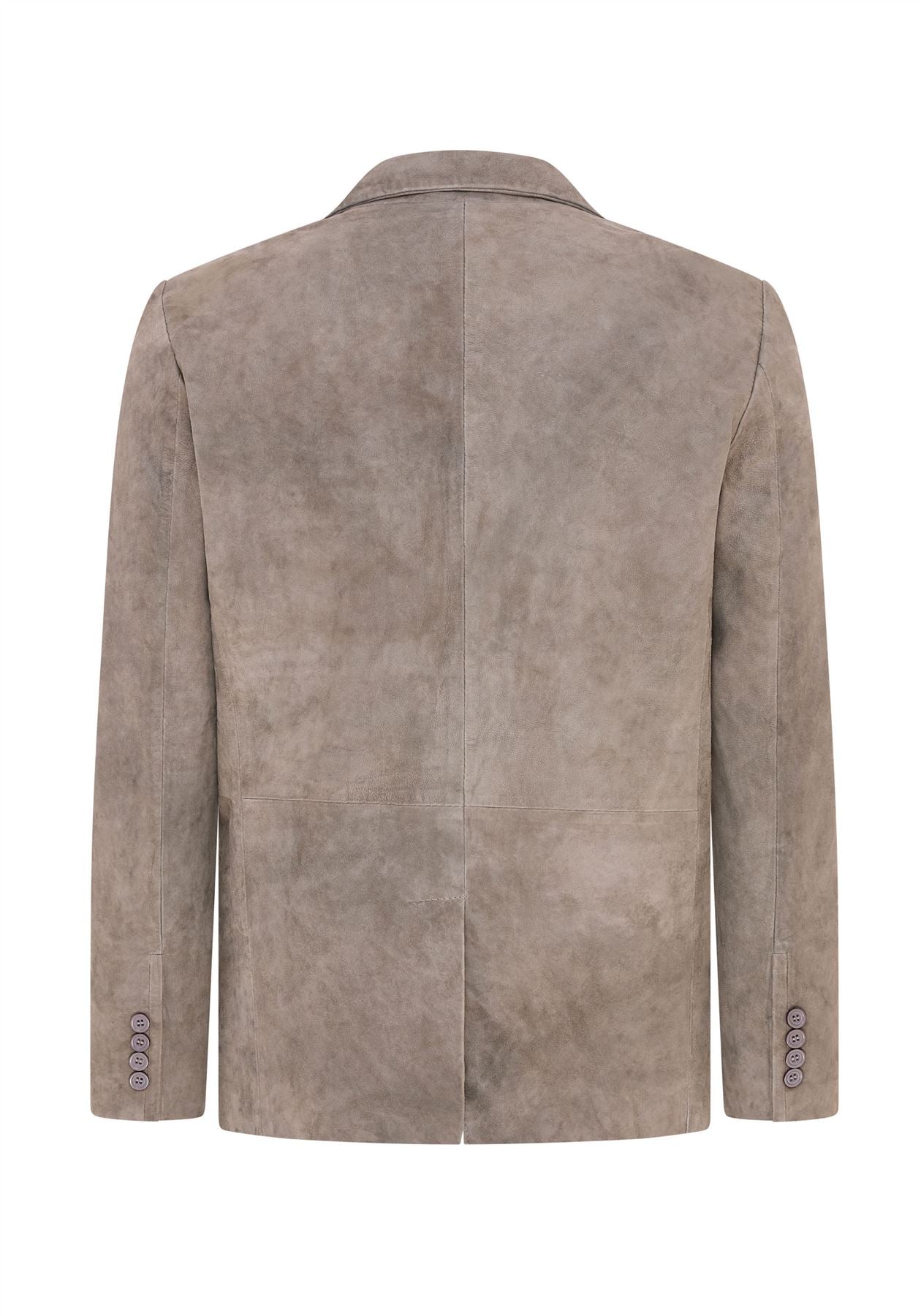 Mens Slim Goat Suede Italian Blazer Jacket-Somero