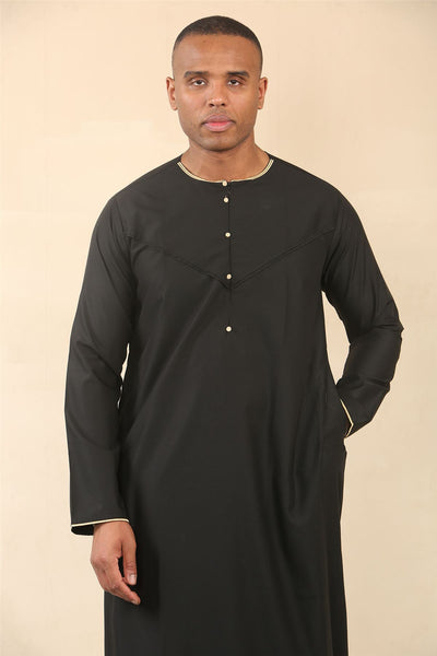 Men's Omani Eid Thobe  Saudi Emirati Jubba Robe