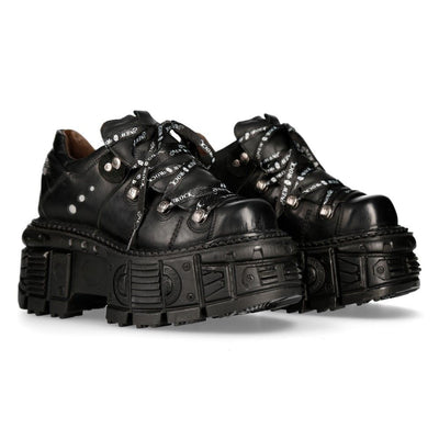 New Rock Unisex Platform Punk Metal Boots- M-TANK120N