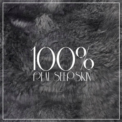 Luxury Genuine Sheepskin  40x40cm Real Wool Single Sided Cushion