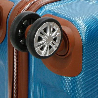 Expandable Hard Shell ABS Suitcase Set 8 Wheel Robust Travel Case Holiday Luggage