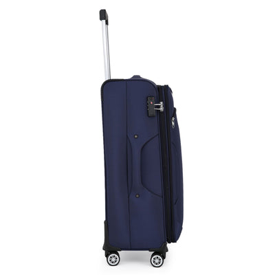 Soft Cabin Suitcase 36.5 x 23.5 x 58 cm Nylon 900D Suitable Integrated TSA Lock for Easyjet, Ryanair, Wizzair