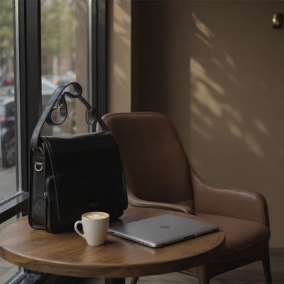 Leather Vintage Messenger Shoulder Crossbody Travel Business Bag - Ranger