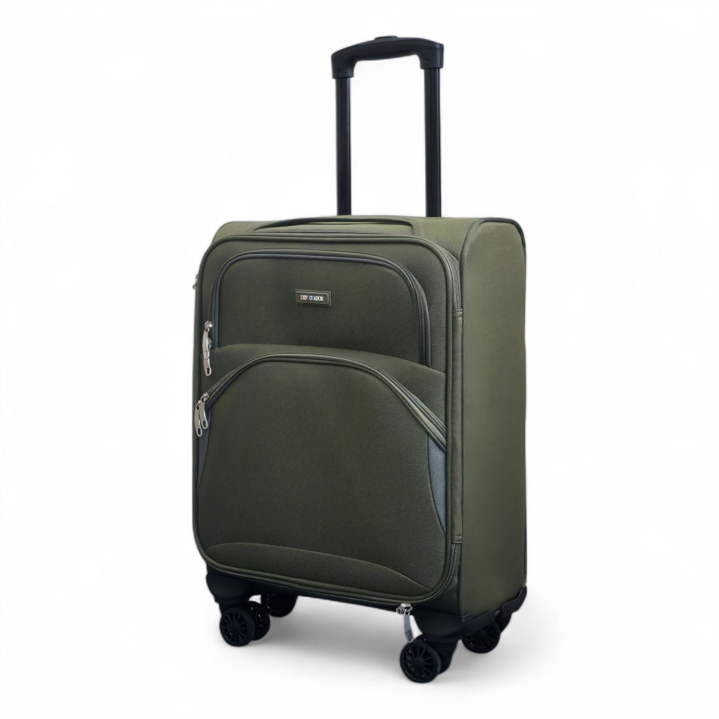 Expandable Soft 8 Wheel Lightweight Suitcase Luggage Travel Bags Set
