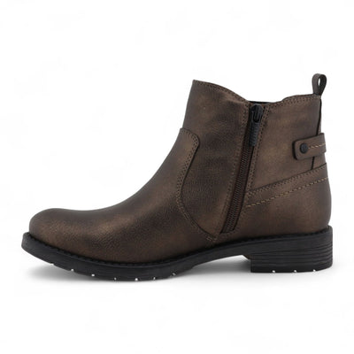 Mustang Women's Golden Brown Chelsea Ankle Boots