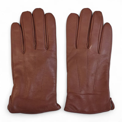 Men’s Italian Leather Warm Wool Lining Winter Gloves - M-LGV-305