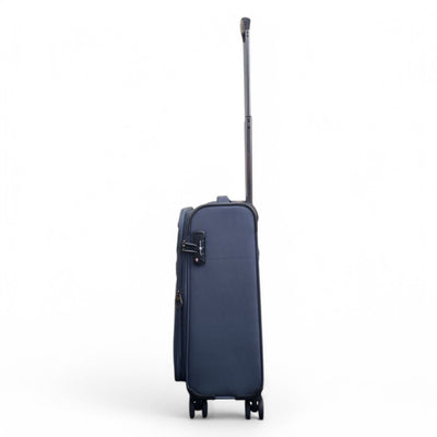 Soft Shell Cabin Grey 55 x 37 x 20 cm Nylon Suitcase Luggage Suitable for Easyjet, Ryanair
