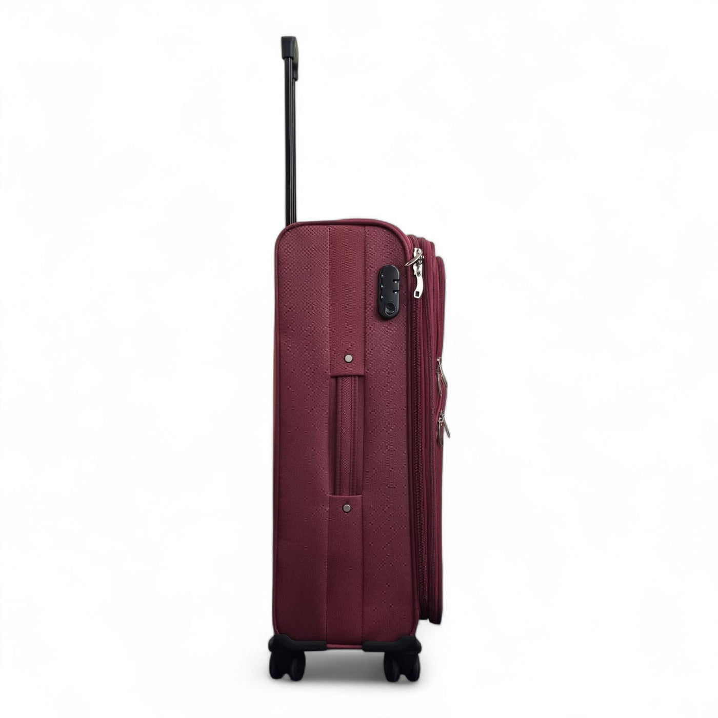 Expandable Soft 8 Wheel Lightweight Suitcase Luggage Travel Bags Set