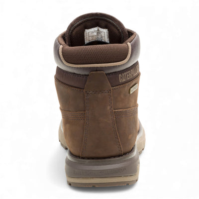 Caterpillar (CAT) Men's Pursue Dark Brown Leather Everyday Work Hiking Ankle Boots