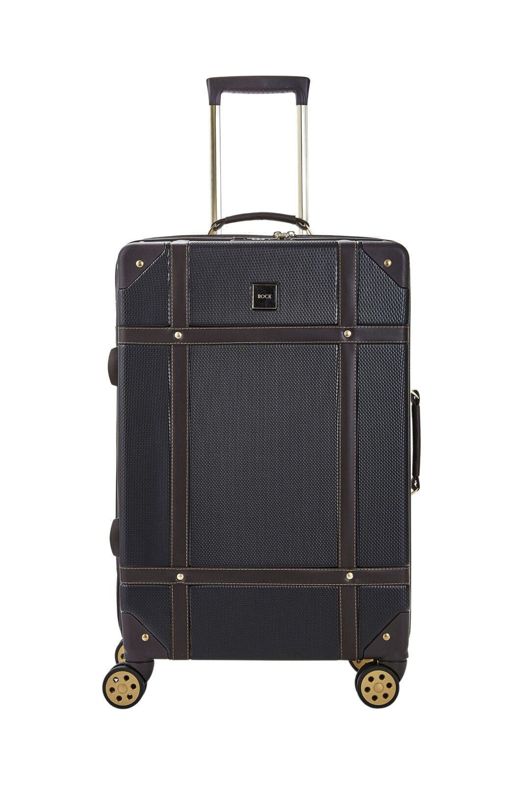 Vintage Hard Shell Luggage Trunk Suitcase Set