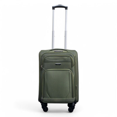 Expandable Soft Shell Cabin Suitcase 50.5 x 37 x 26 cm Luggage Suitable for Easyjet, Ryanair