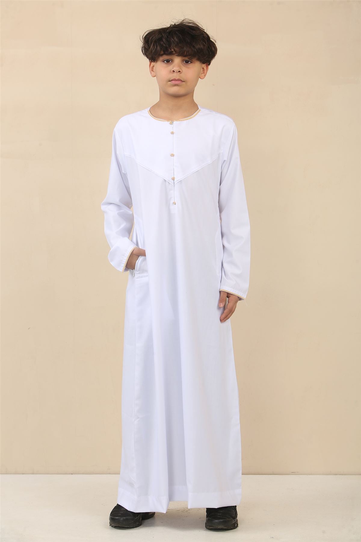 Kid's Boys Omani Eid Thobe  Saudi Emirati Jubba Robe