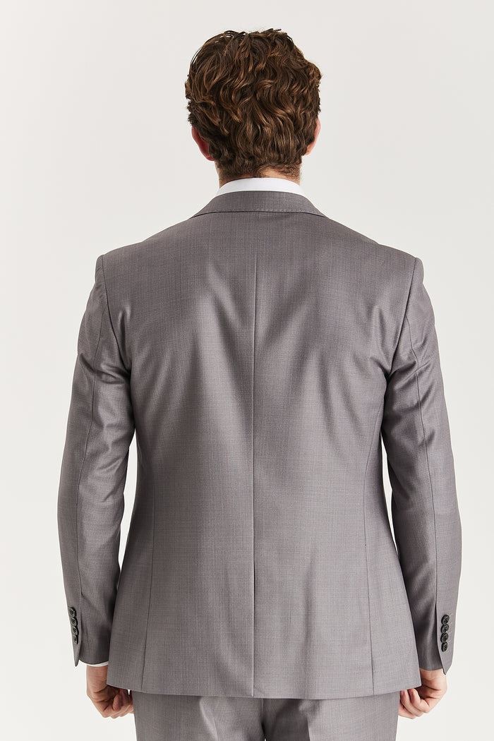 Men’s Grey Tailored Suit Blazer Formal Jacket