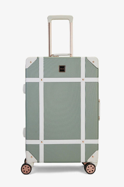 Vintage Hard Shell Luggage Trunk Suitcase Set