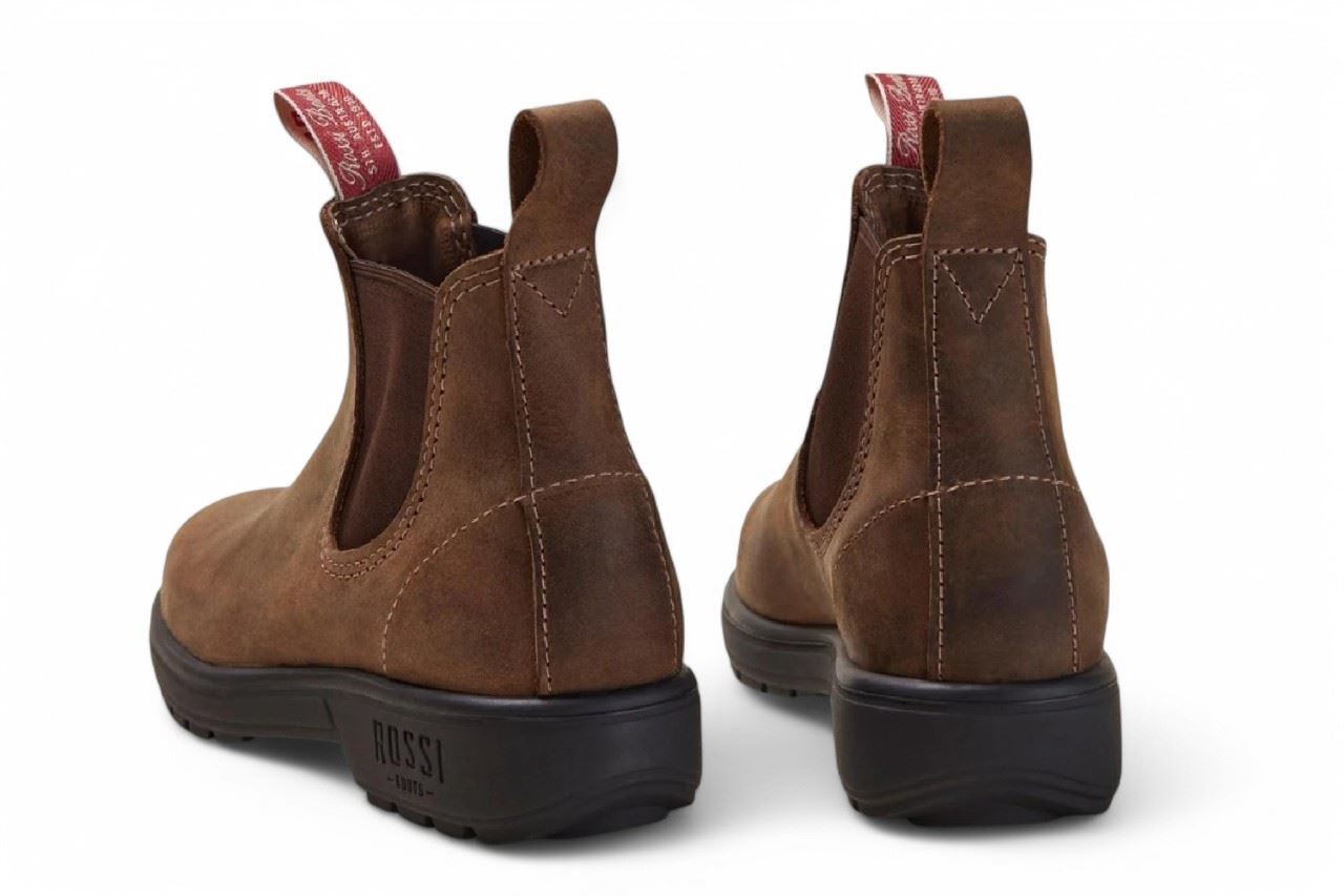 Rossi 303 Endura Tan Brown Leather Chelsea Boots