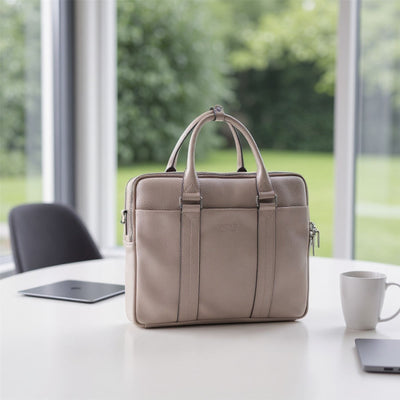 Genuine Leather Laptop Business Briefcase Office Work Travel Bag - Sutton
