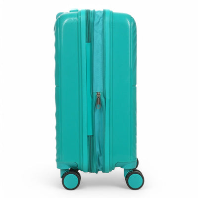 Hard Shell Cabin 55 x 37 x 22 cm PP Suitcase Luggage Suitable for Easyjet, Ryanair