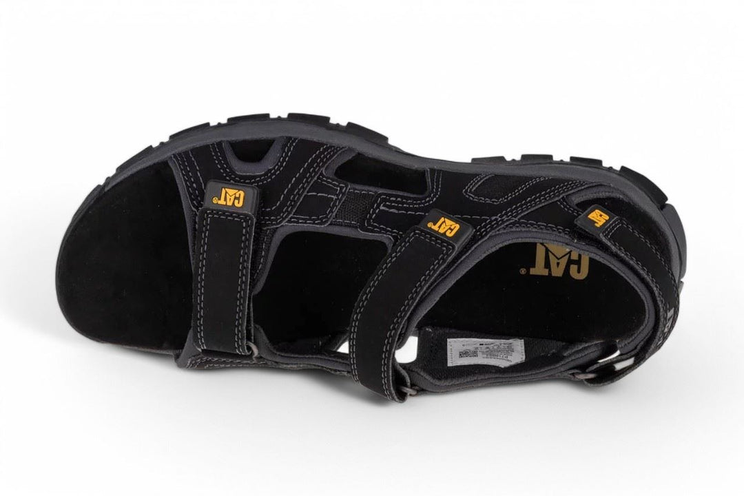 Caterpillar Giles Sandali Da Trekking E Viaggio Uomo - Pelle Nubuck, Chiusura A Strappo