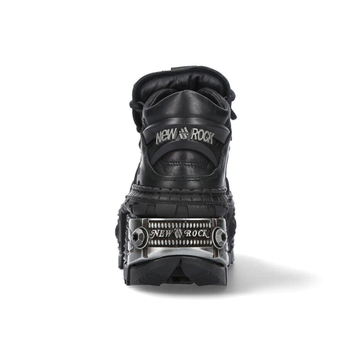 New Rock Leather Platform Ankle Boots-WALL106-S10 – Infinity Leather
