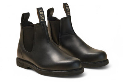 Rossi 607 Booma Black Leather Chelsea Boots