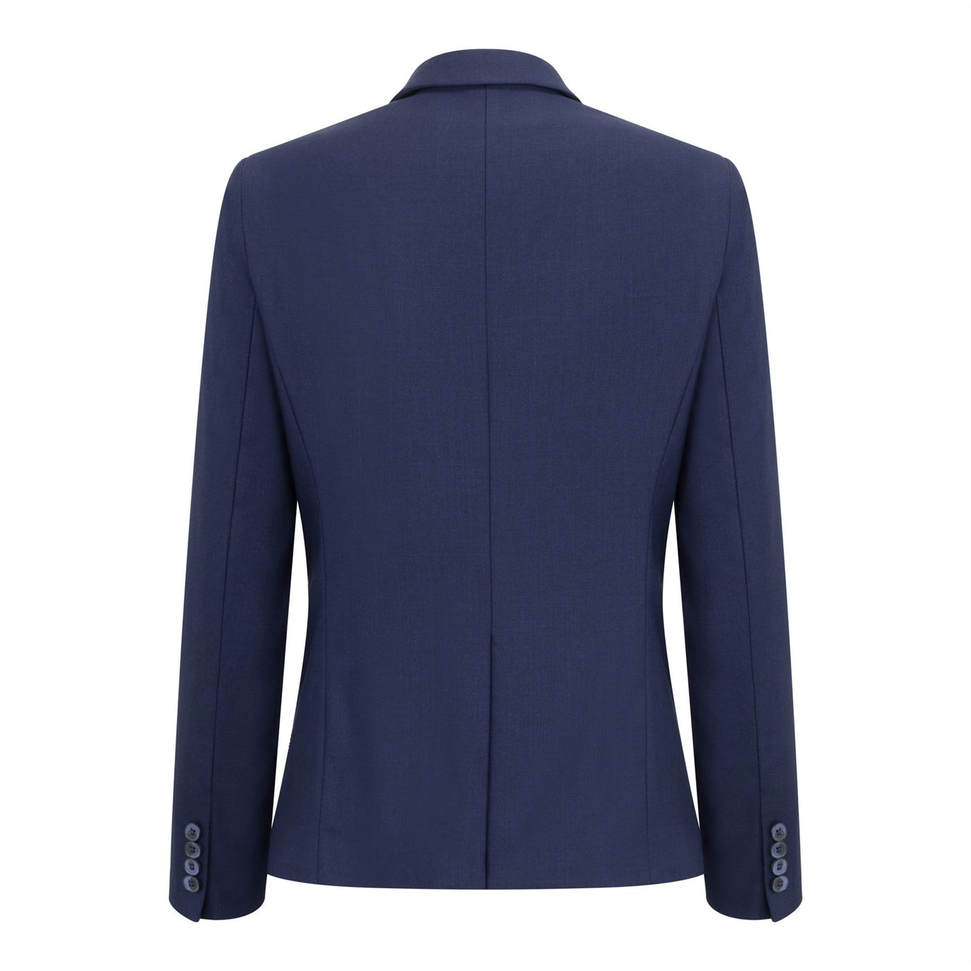 Women's 3 Piece Tailored Fit Plain Navy Formal Office Suit