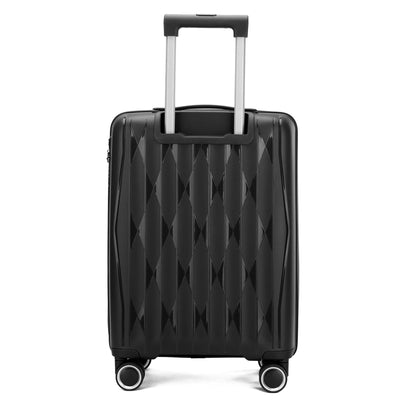 Hard Shell Suitcase Cabin TSA Luggage Travel Set