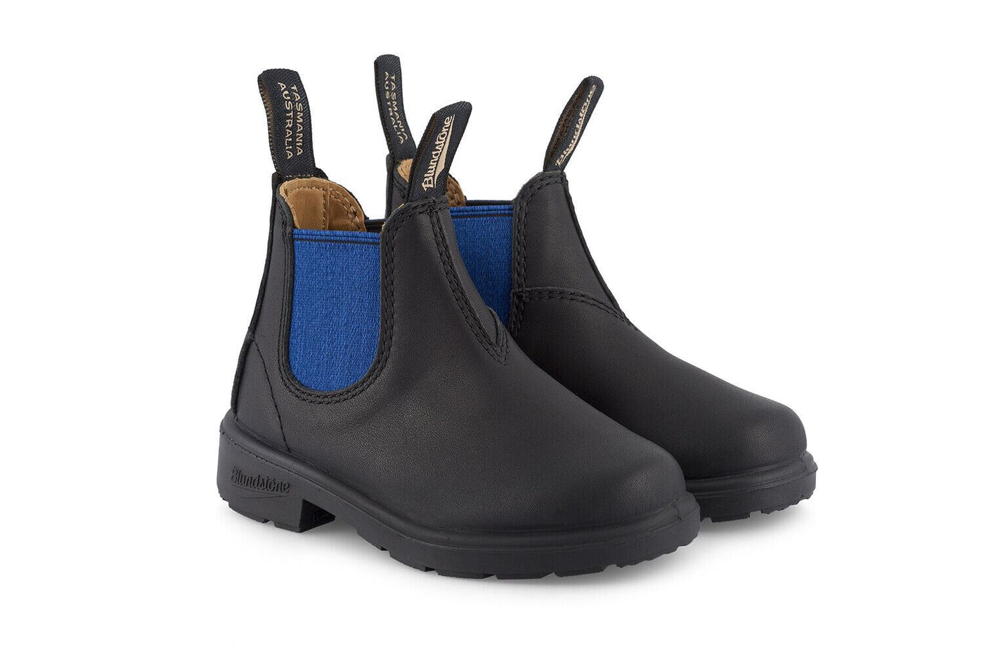 Blundstone #580 Chelsea-Boots für Kinder in Schwarz/Blau