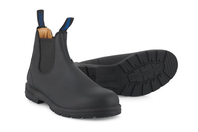 Blundstone #566 Black Thermal Chelsea Boot with Cream