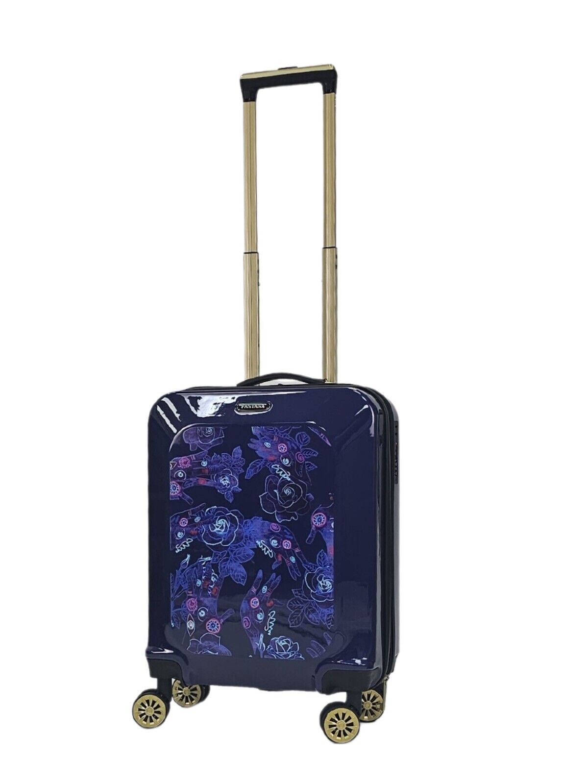 Hard Shell Flower Print Suitcase Luggage Set