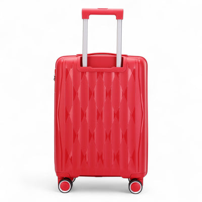 Hard Shell Suitcase Cabin TSA Luggage Travel Set