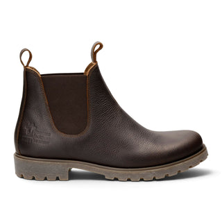 Panama Jack Men's Chestnut Brown Leather Waterproof Chelsea Boots - Biar C2