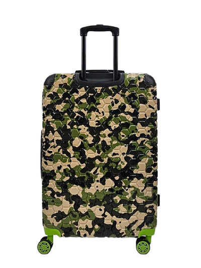 Hardshell Camo Robust ABS Suitcase Set