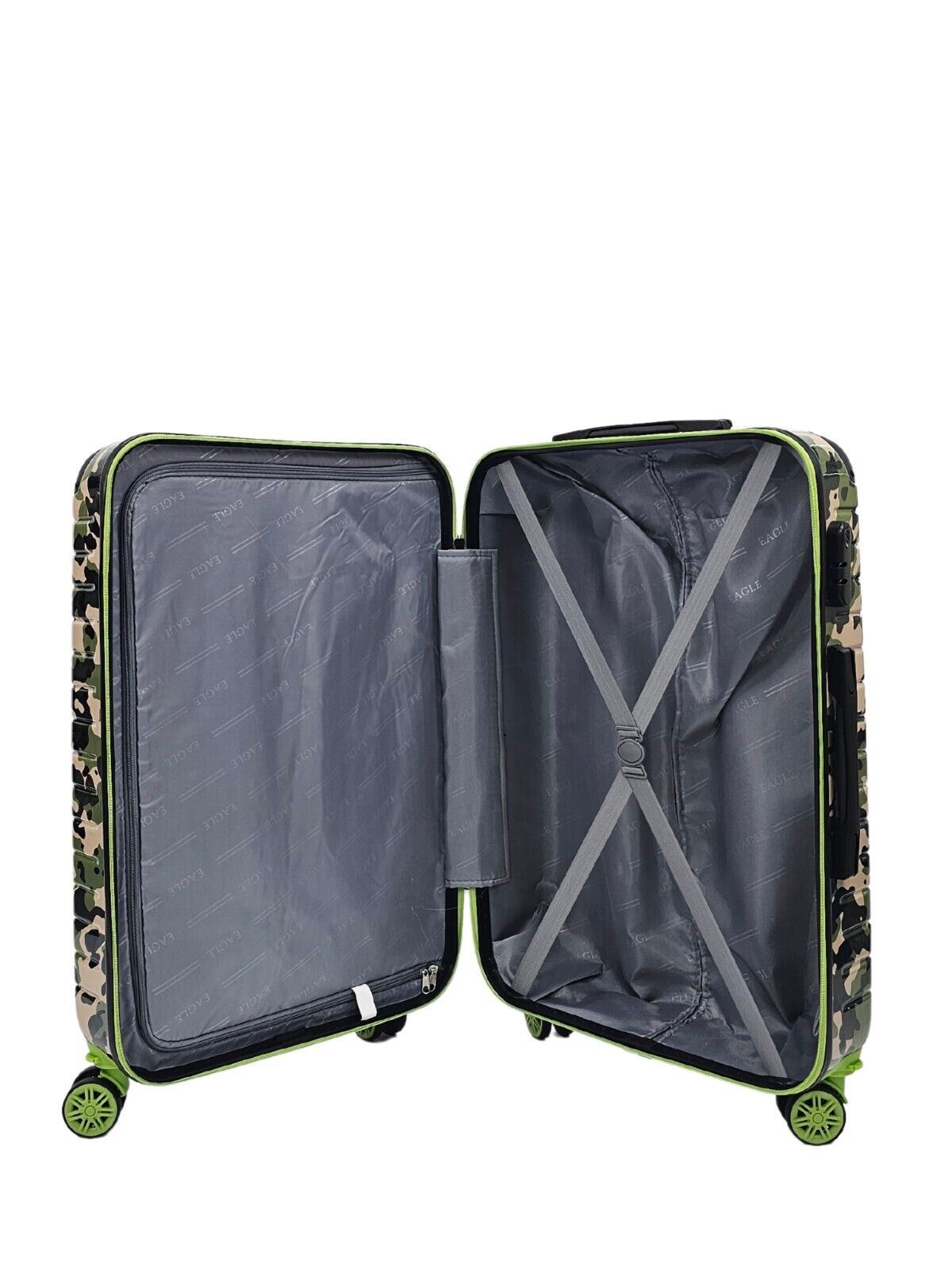 Hardshell Camo Robust ABS Suitcase Set