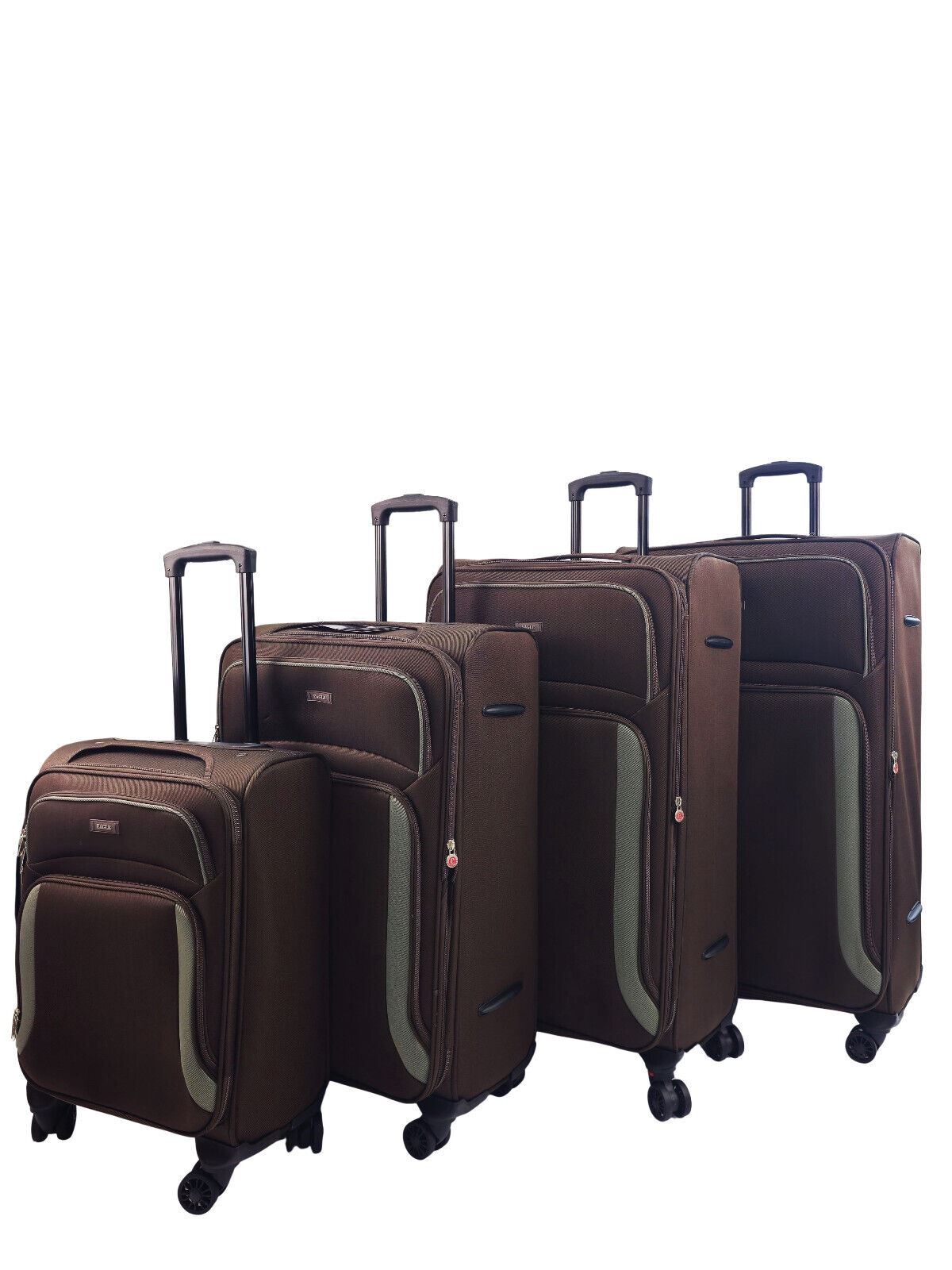 Soft Shell Suitcase Luggage Set Travel Light Carry On Cabin Bag