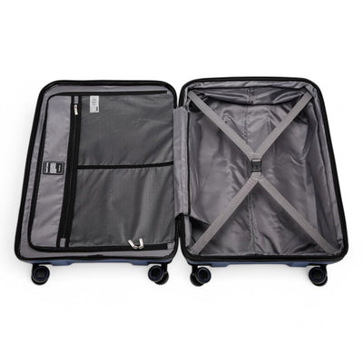 Expandable Strong ABS Hardshell Cabin Suitcase 55 x 39 x 24 cm Luggage Suitable for Easyjet, Ryanair