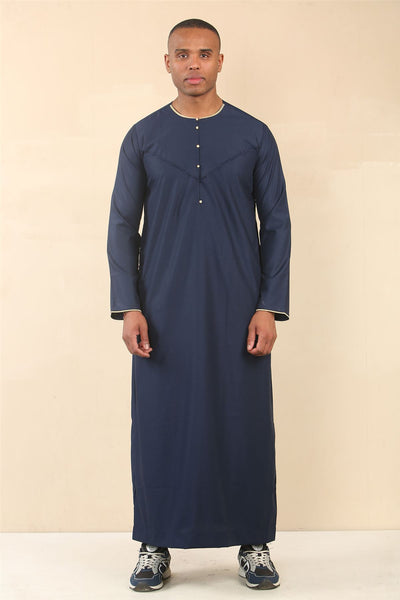 Men's Omani Eid Thobe  Saudi Emirati Jubba Robe