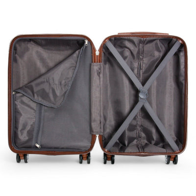 Hard Shell Cabin 55 x 36 x 20 cm ABS Suitcase Luggage Suitable for Easyjet, Ryanair