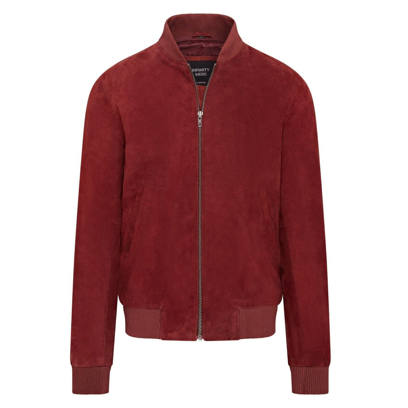 Mens Soft Goat Suede MA-1 Varsity Bomber Jacket  - Dalian