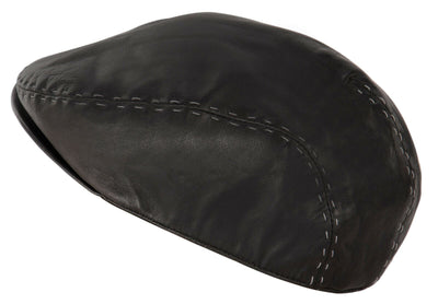 Mens  Flat Hat Leather Peaky Blinders Beret Newsboy Gatsby Golf Cabbie Cap