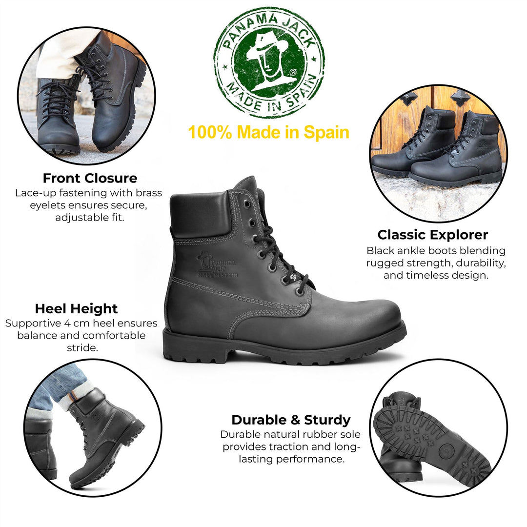 panama jack handschuhe Panama Jack 03 C3 Men's Black Leather Waterproof Ankle Boots – Infinity  Leather