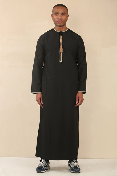 Men's Omani Eid Thobe  Saudi Emirati Jubba Robe