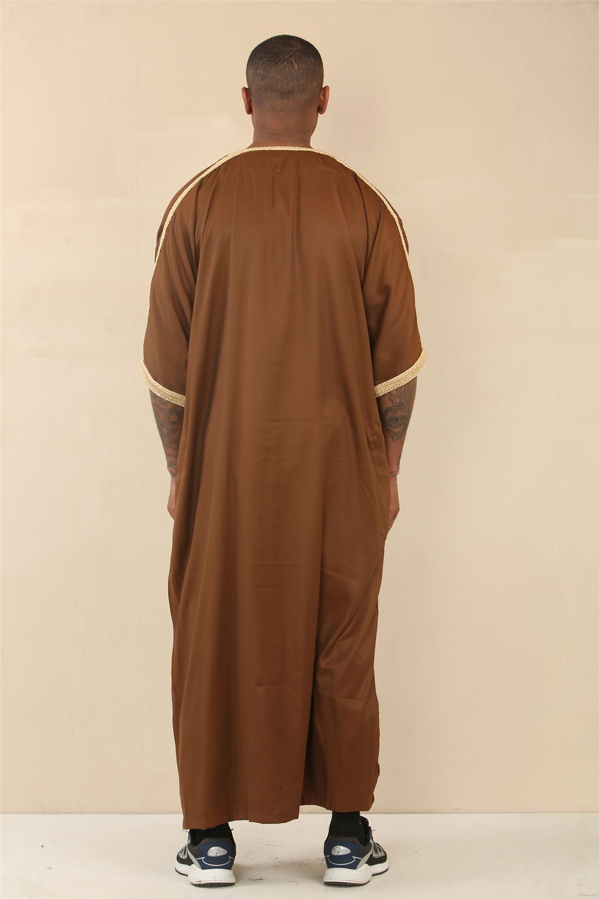 Men's Moroccan Thobe Jubba Robe Eid Djellaba Gandoura