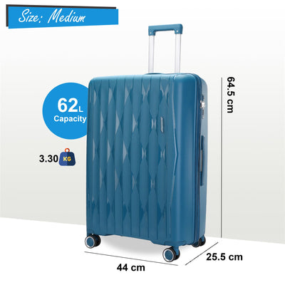 Hard Shell Suitcase Cabin TSA Luggage Travel Set