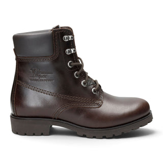 Panama Jack Women's Brown Leather Warm Lace-Up Boots - PJ-03-IGLOO-B62