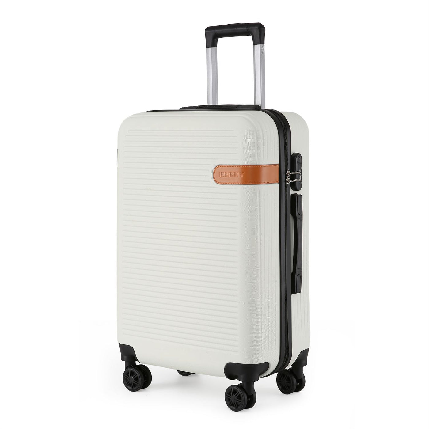 Hard Shell Classic Dual 4 Wheel Luggage Suitcase Set