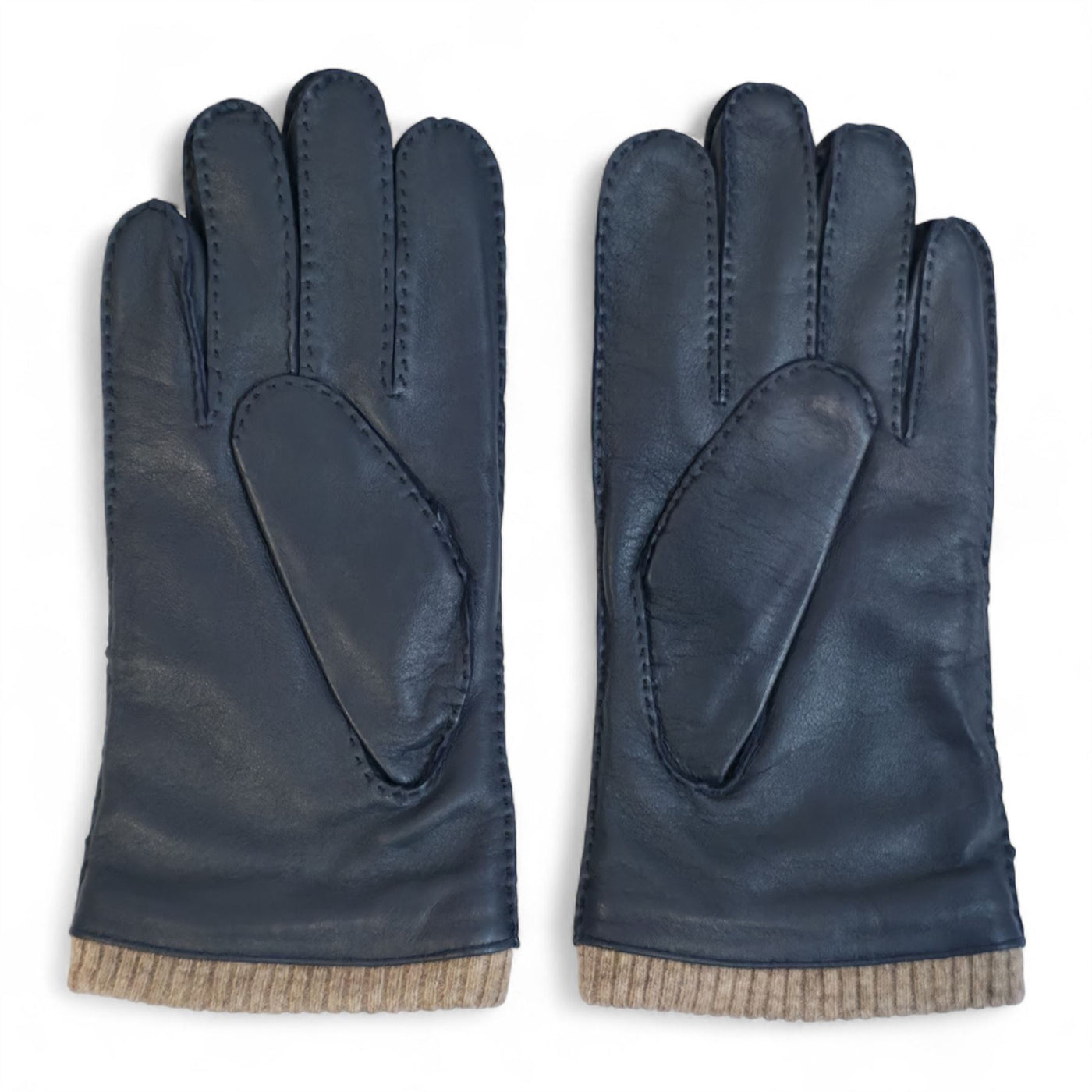 Men’s Italian Leather Warm Wool Lining Winter Gloves - M-LGV-405
