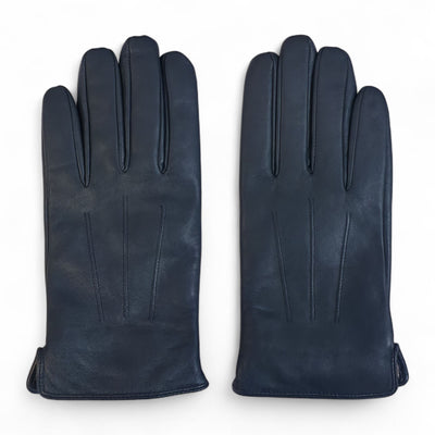 Men’s Italian Leather Warm Wool Lining Winter Gloves - M-LGV-305