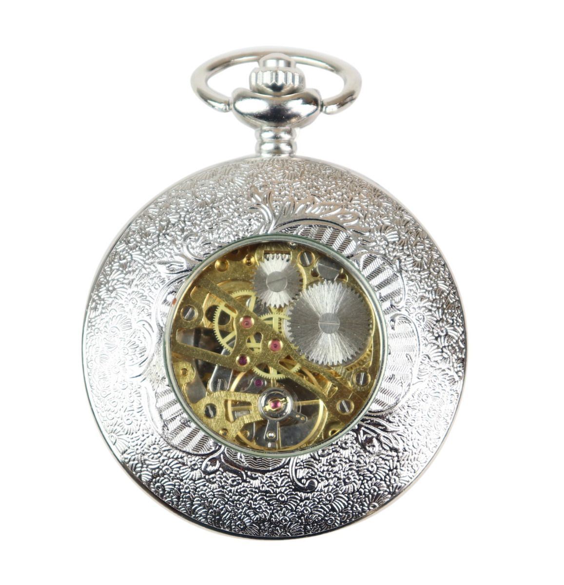 Automatic  Pocket Watch Mechanical Peaky Blinders Vintage Double Hunter
